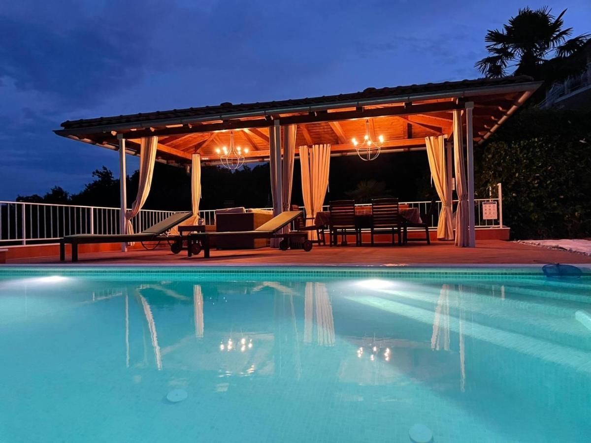 Villa Lovran - 150M To The Beach - Infinity Pool - Incredible Sea View - Fitness Room 외부 사진