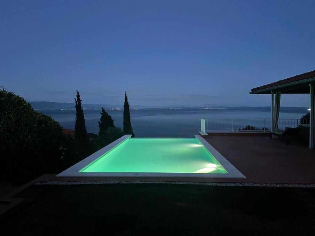 Villa Lovran - 150M To The Beach - Infinity Pool - Incredible Sea View - Fitness Room 외부 사진