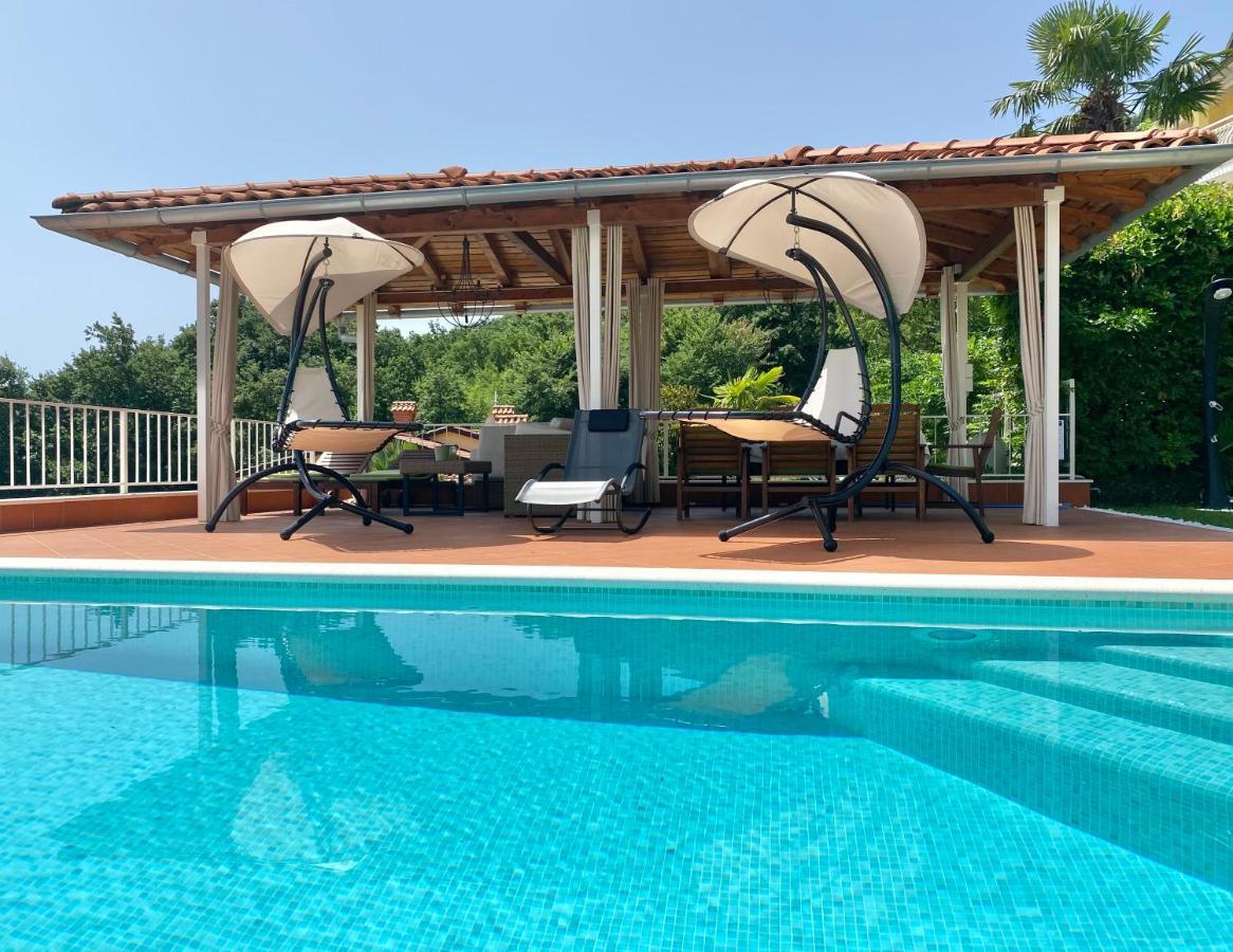 Villa Lovran - 150M To The Beach - Infinity Pool - Incredible Sea View - Fitness Room 외부 사진