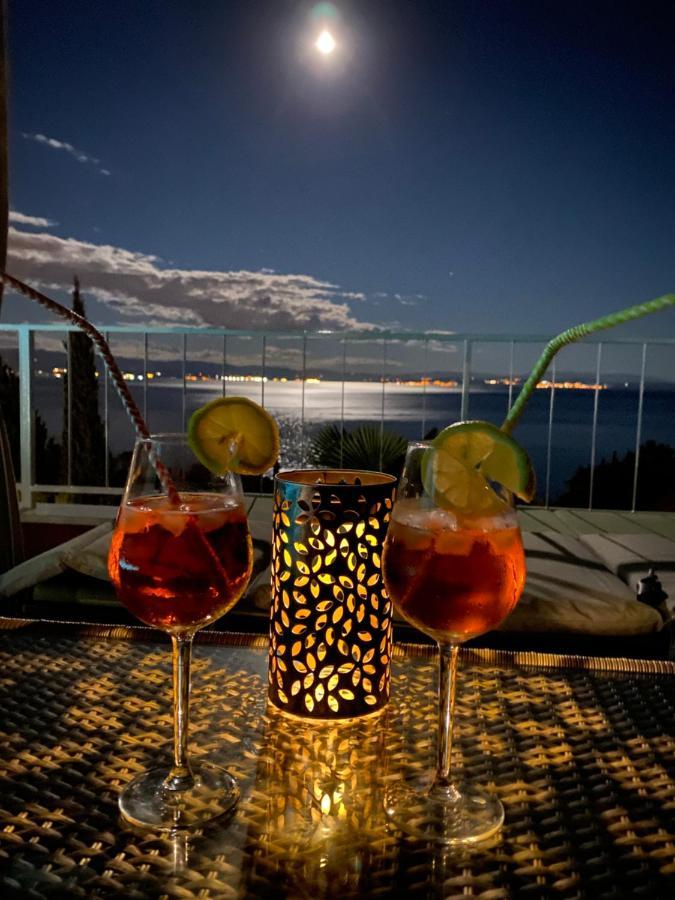 Villa Lovran - 150M To The Beach - Infinity Pool - Incredible Sea View - Fitness Room 외부 사진