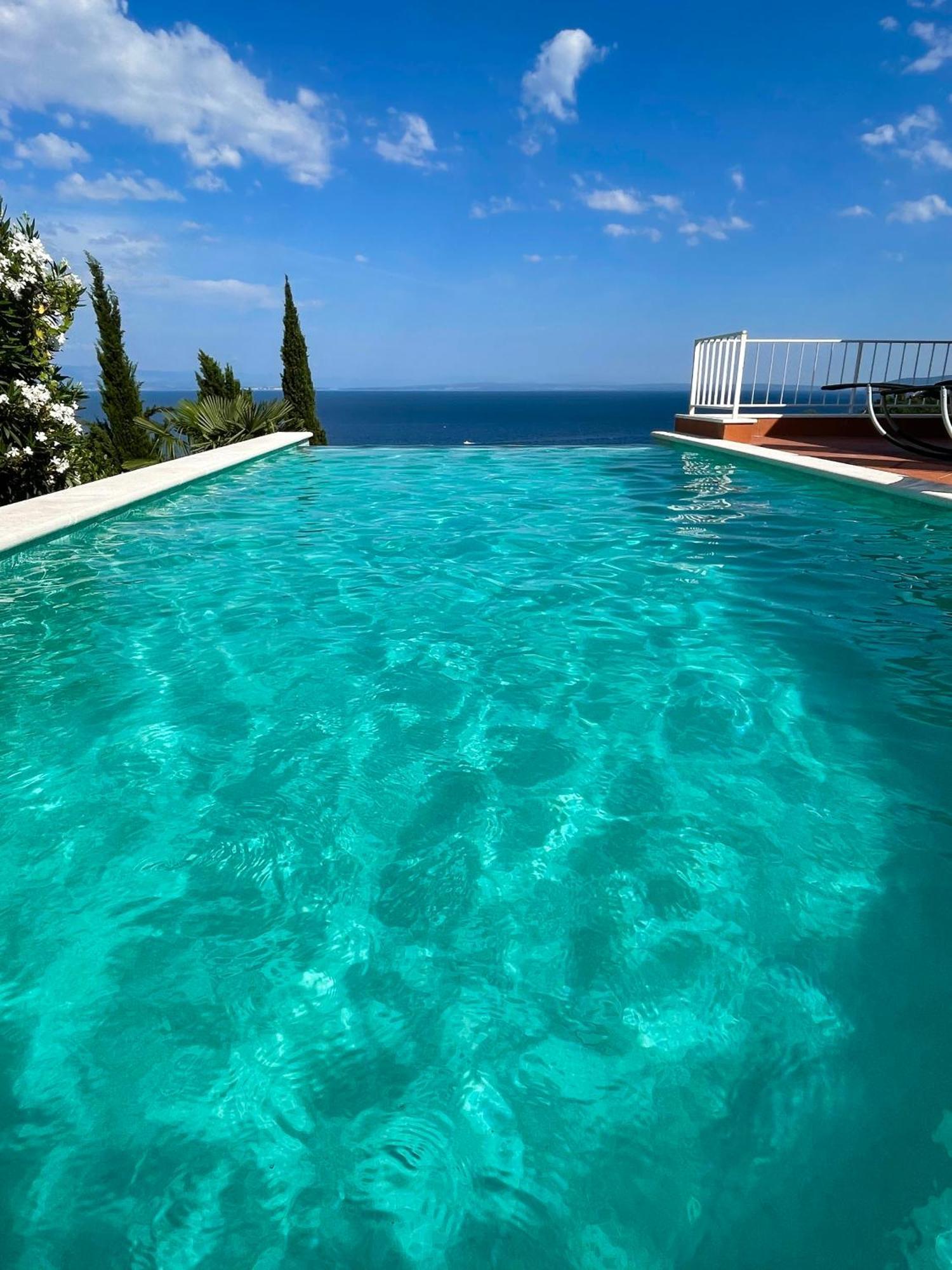 Villa Lovran - 150M To The Beach - Infinity Pool - Incredible Sea View - Fitness Room 외부 사진