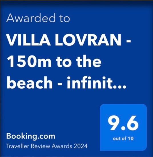 Villa Lovran - 150M To The Beach - Infinity Pool - Incredible Sea View - Fitness Room 외부 사진